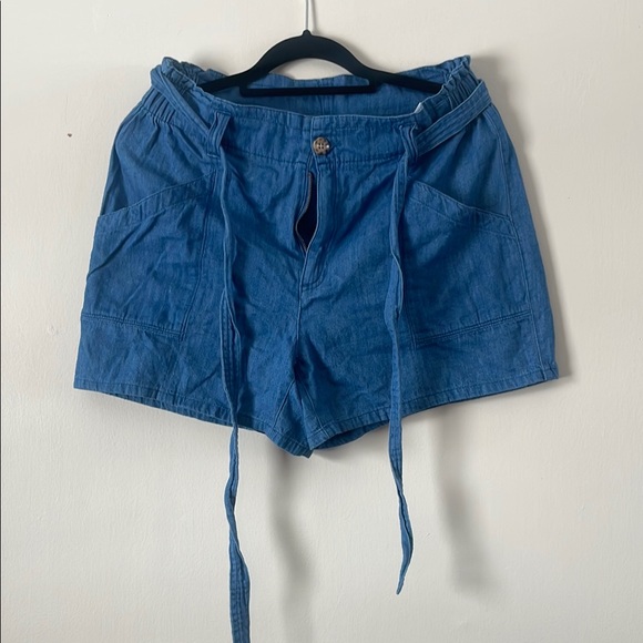 Old Navy Pants - Old Navy High Waist Blue Women's Shorts